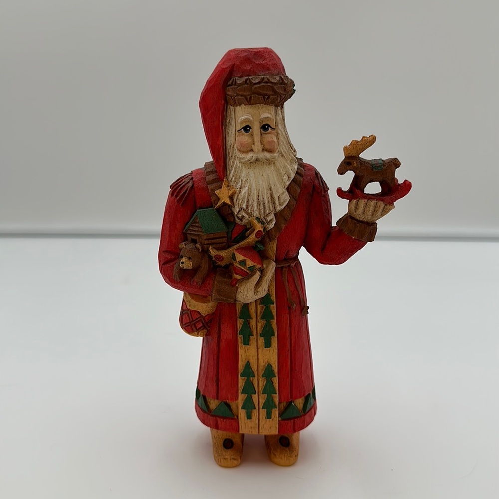 Midwest of Cannon Falls WOODLAND SANTA 7.5" Figurine Father Christmas Toys
